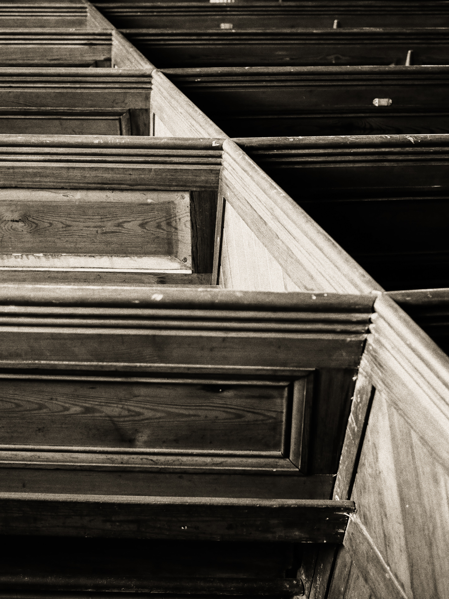 Bethesda Chapel Pews Abstract